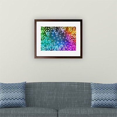 ＼京都・綾部の癒やし系作家/【絵画】　春のクリスマス　額装サイズ526mmx412mm