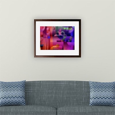 ＼京都・綾部の癒やし系作家/【絵画】　パン屋の思惑 　額装サイズ526mmx412mm