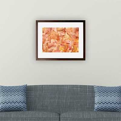 ＼京都・綾部の癒やし系作家/【絵画】　パレード　額装サイズ526mmx412mm