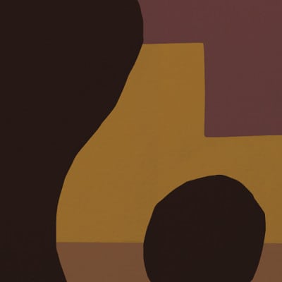 ＼注目の和紙アート/ 【絵画】3つのつながった輪　額装サイズ300mmx600mm　阿波紙