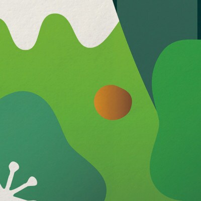 ＼注目の和紙アート/ 【絵画】富士と桜(緑)額装サイズ300mmx600mm　阿波紙