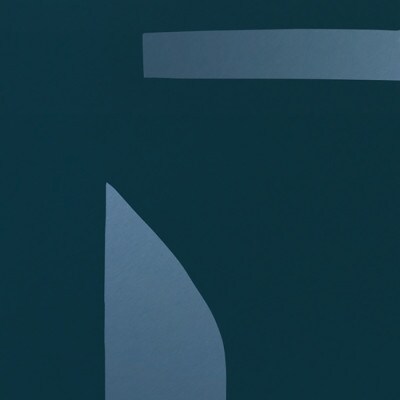 ＼注目の和紙アート/ 【絵画】朽ちる藍　額装サイズ300mmx600mm　阿波紙