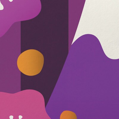 ＼注目の和紙アート/ 【絵画】富士と桜(紫)額装サイズ300mmx600mm　阿波紙