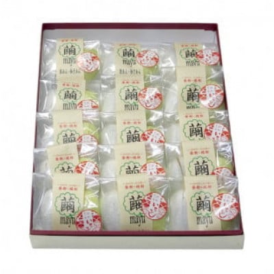 【京都 綾部】繭もなか 15袋入 柚子あん 小豆あん