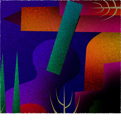 街と家 [しかくいえ]20【絵画】 額装サイズ266mmx266mm