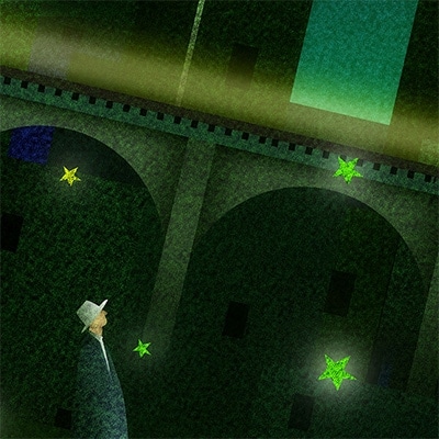 ＼京都・綾部の癒やし系作家/【絵画】夜更けのひまわり　額装サイズ526mmx412mm