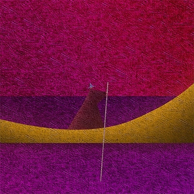 ＼京都・綾部の癒やし系作家/【絵画】夜明けの海　額装サイズ526mmx412mm