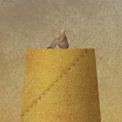 ＼京都・綾部の癒やし系作家/【絵画】複雑な朝　額装サイズ526mmx412mm