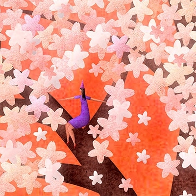 ＼京都・綾部の癒やし系作家/【絵画】】桜　額装サイズ526mmx412mm