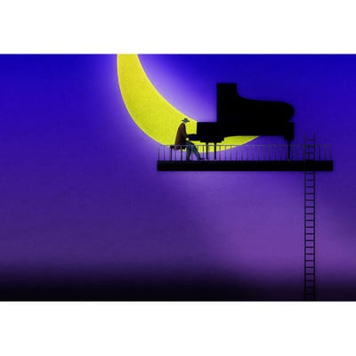 ＼京都・綾部の癒やし系作家/【絵画】　透明な音楽　　額装サイズ526mmx412mm