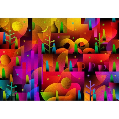 ＼京都・綾部の癒やし系作家/【絵画】　bakery　　額装サイズ526mmx412mm