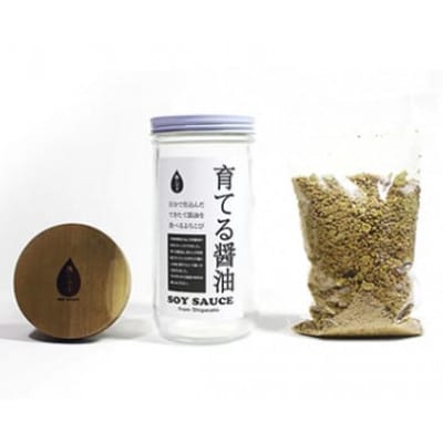 【ギフト用】京都府綾部市　今しぼりの育てる醤油と卓上しぼり器セット