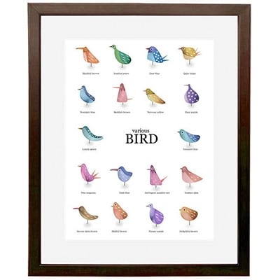 ＼京都・綾部の癒やし系作家/【絵画】　BIRD　額装サイズ526mmx412mm