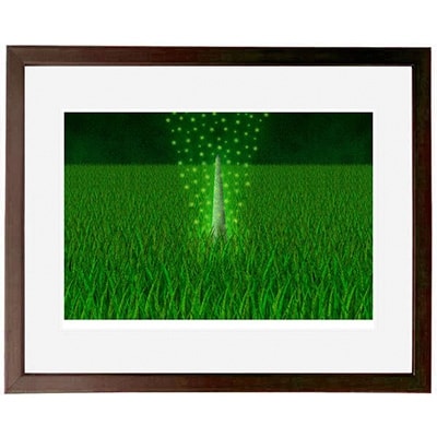 ＼京都・綾部の癒やし系作家/【絵画】　夜明けの不思議　額装サイズ526mmx412mm