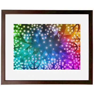 ＼京都・綾部の癒やし系作家/【絵画】　春のクリスマス　額装サイズ526mmx412mm