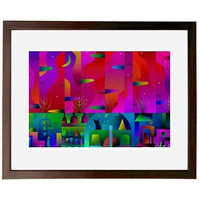 ＼京都・綾部の癒やし系作家/【絵画】　相対時間　額装サイズ526mmx412mm