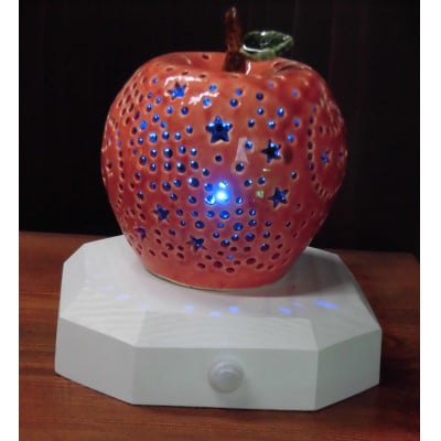 【星が綺麗なまち綾部】LEDランプ「りんご」