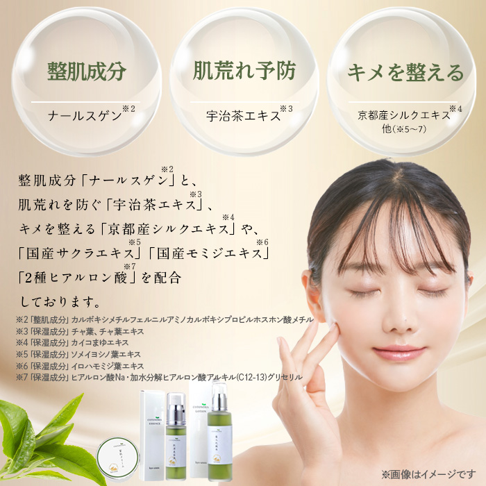 宇治茶エイジングケアシリーズ COTONOHA(5セット) エイジングケア スキンケア 化粧水 導入化粧水 美容液 クリーム 肌 【uj-AK002】【ロジック】