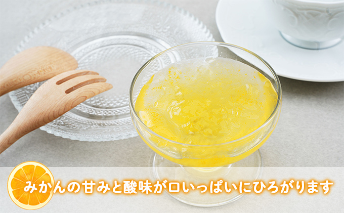 飲む 由良 みかんゼリー 6本入 《京都府宮津市産みかん使用》[ みかん オレンジ ゼリー シャーベット アイス ]