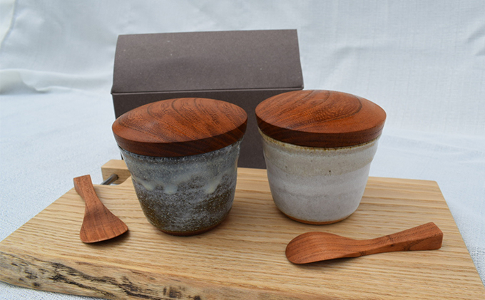 ライス ジェラート ギフト セット[ 湯呑 スプーン コラボ 手作り 贈答用 ]