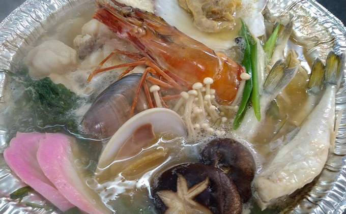 豪快・海鮮寄せ鍋セット 3人前【アンコウ ハマグリ シロサバフグ ハマグリ ほか】