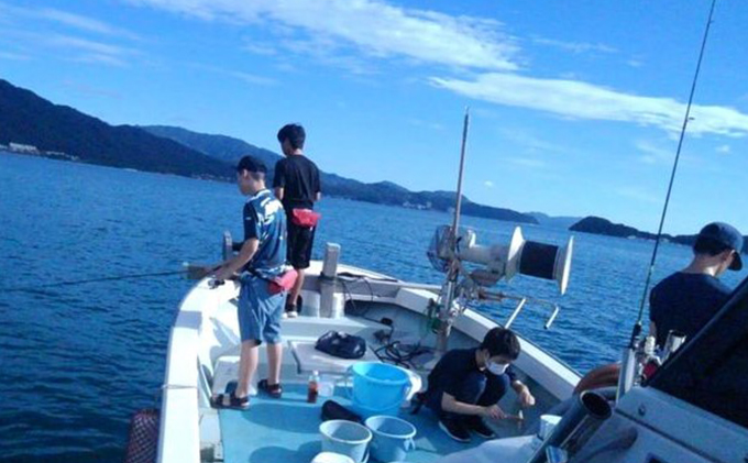 天橋立 宮津湾 船釣り体験【貸切】2～4名《実施期間：5月～10月》