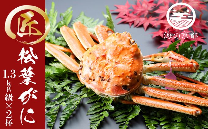 茹で松葉蟹 最上級 2杯（1,300g級）〈11月中旬～2026年3月末頃発送〉 蟹 カニ かに 松葉蟹 松葉ガニ ズワイガニ ボイル