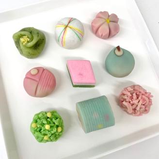【2023年2月28日発送】ひなまつり 生菓子 ９個入 京都府「現代の名工」受賞 あずきの里謹製《和菓子 詰合せ プレゼント 贈答》