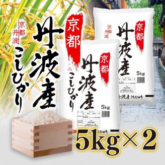 令和7年産 新米 京都丹波産 こしひかり 5kg×2 計10kg ◇※米食味鑑定士厳選 ※精米したてをお届け【京都伏見のお米問屋が精米】米 白米 令和7年産 ※沖縄本島・離島への配送不可