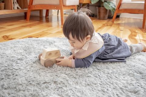 木製 オルゴール カー【檜のおもちゃ ＩＫＯＮＩＨ】 ≪桧 おもちゃ ヒノキ ひのき 木育 知育≫