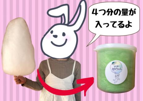 ＜キッチンカー わた菓子おかちゃん＞お子様に人気 わたあめ 全6種類 詰め合わせ セット≪6フレーバー カラフル かわいい プレゼント わたがし 綿菓子≫