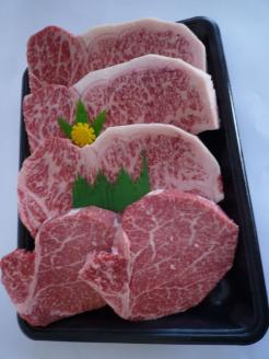 ＜ひら山＞厳選　京都府産黒毛和牛（亀岡牛･京の肉･京都肉･丹波産）和牛ヒレステーキ・サーロインステーキセット (ヒレ100gx2枚、サーロイン200gx3枚）
