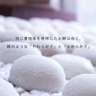 お餅（丸餅・杵つき餅）30個入り【10個入りパック×3】＜京風料理 新橋謹製＞新羽二重糯米≪国産 京都 亀岡産 もち 小餅 新年 ぜんざい 大晦日 お正月 お雑煮 年内発送≫