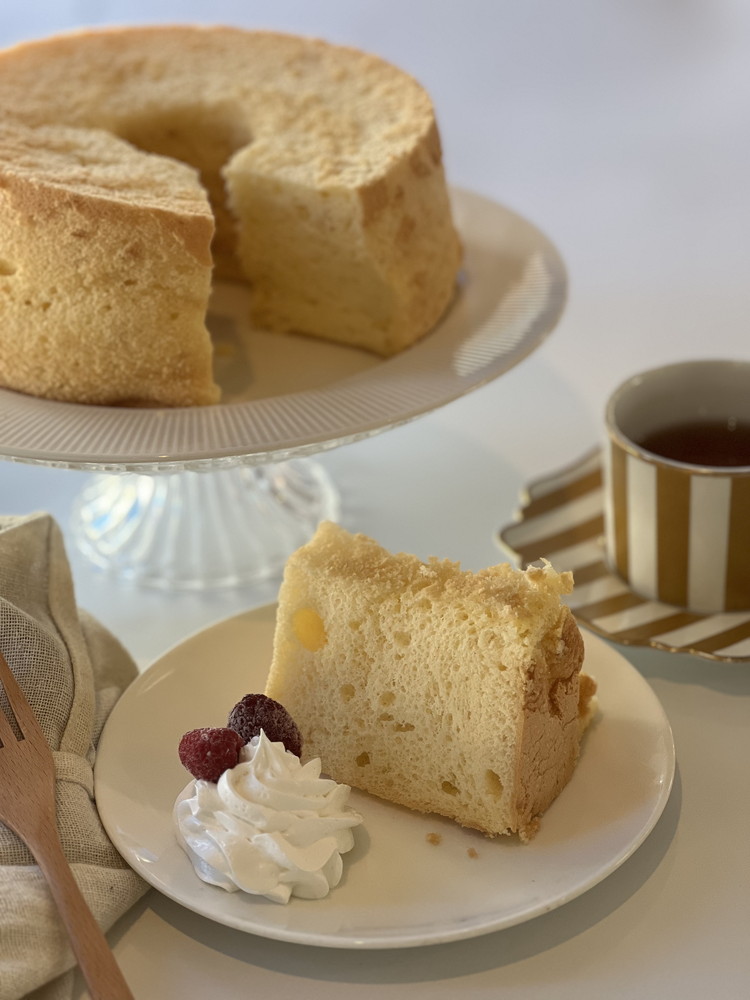 我慢しない砂糖ゼロシフォン(プレーン)ふわふわ しっとり スイーツ シフォンケーキ 砂糖不使用 冷凍 低糖質 お取り寄せ 人気