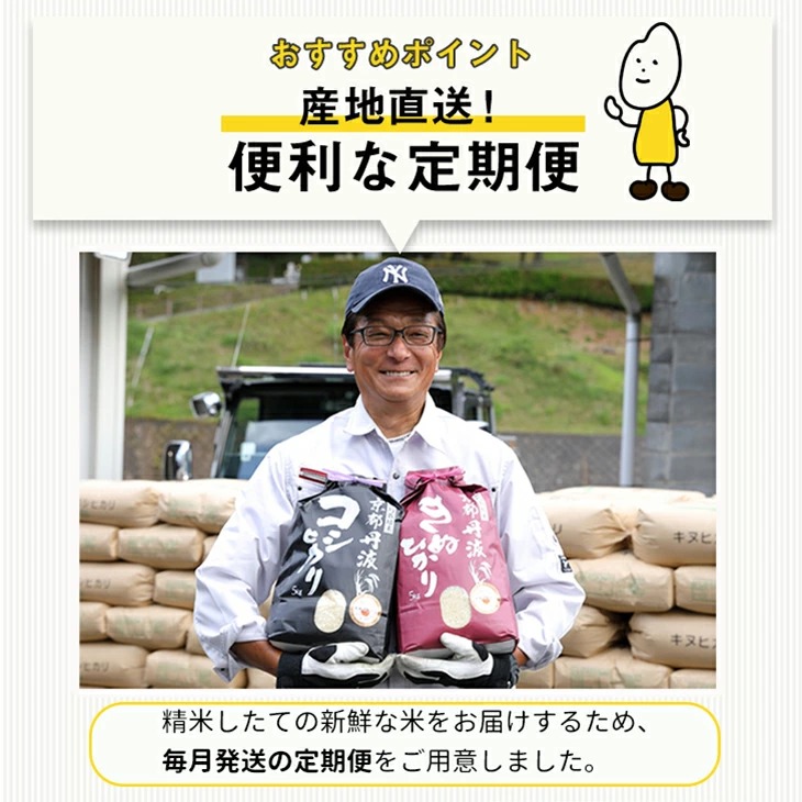【定期便】令和7年産 新米 京都丹波米こしひかり6kg (2kg×3袋) ×3回 計18kg◇◆ 米 6kg 3ヶ月 白米 3回定期便 ※精米したてをお届け 米・食味鑑定士厳選 コシヒカリ 京都丹波産 契約栽培米 ※北海道・沖縄・離島への配送不可