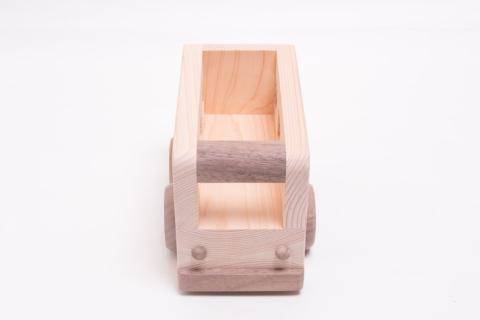 木製 オルゴール バス【檜のおもちゃ ＩＫＯＮＩＨ】 ≪桧 おもちゃ ヒノキ ひのき 木育 知育≫