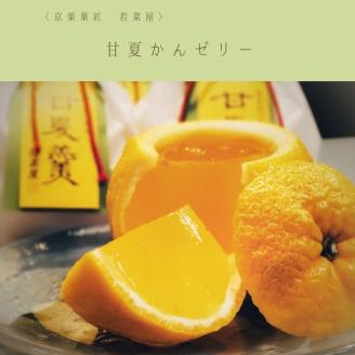 【期間限定 数量限定】＜京都栗菓匠 若菜屋＞甘夏羹（あまなつかん） ゼリー 3個入り《京都 スイーツ フルーツ 甘夏 贈答 ジュレ》 ※沖縄・離島への配送不可
