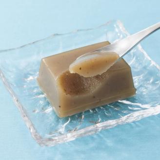 【夏季限定】＜京都栗菓匠 若菜屋＞栗水ようかん 12個入　高級純国産栗使用《ようかん 羊羹 水ようかん 国産 栗 自家製 栗餡 くり あん》◇