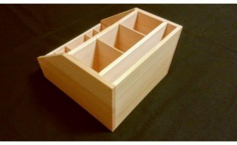 小物収納BOX ”お役に立ちます”≪木製 桧 ヒノキ ひのき インテリア アクセサリー 収納 整理 小物≫