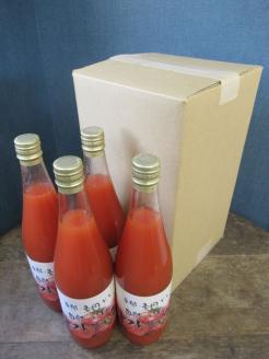 無添加・無塩 旬熟 いずみの トマトジュース　720ml×４本 ☆京都 亀岡からお届け 『本物のトマトの味がする！』◇ ※9月以降順次発送