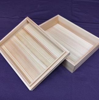 杉の玉手箱【木箱】 木の香アート『まどころ』