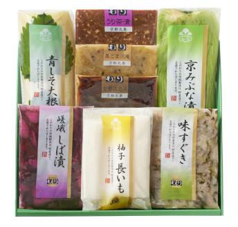 《京つけものもり》しば漬、すぐき、京みぶな、青しそ大根など京漬物「もり」おすすめ8種セット◇