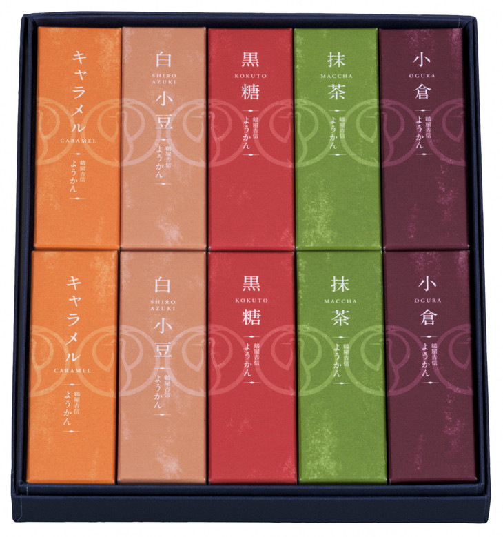 【7日以内発送】京菓匠 鶴屋吉信 ようかん 10本入 ｜ 羊羹 小型 一口 食べきり スイーツ おやつ お菓子 和菓子 京菓子 京都 お取り寄せ 詰め合わせ アソート 贈り物 ギフト