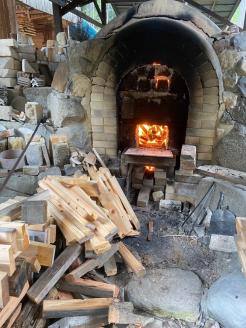 丹波音羽焼 穴窯 焼き締め 丼鉢 ≪焼き物 陶器 丼ぶり 茶碗 鉢≫
