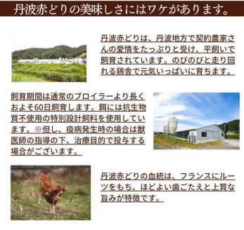 訳あり 丹波 赤どり 手羽元 2kg×2パック 総量約4kg＜京都亀岡丹波山本＞業務用 大容量 特別返礼品 鶏肉 小分け 不揃い リーフレット付