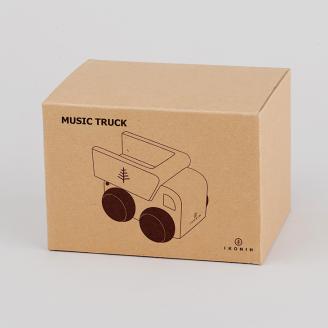 木製 オルゴール トラック【檜のおもちゃ ＩＫＯＮＩＨ】 ≪桧 おもちゃ ヒノキ ひのき 木育 知育≫