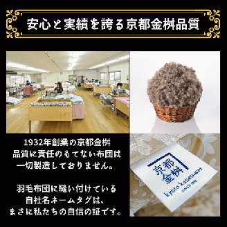 【ブルー】＜京都金桝＞羽毛布団 極上 肌掛け 布団 シングル 「羽毛の宝石」アイダーダウン95% ダウンケット 春夏秋冬 オールシーズン 京都亀岡産 日本製 ｜ 国産 寝具 布団 羽毛ふとん 掛け布団 掛布団 夏 夏用 ダウンケット 冬 新生活◇ ｜ キャピタル