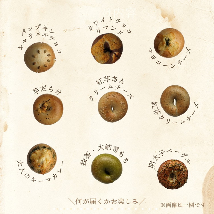 【4回定期便】ベーグル 天然酵母 無添加 京都亀岡 かめまるベーグル10個セット ×4回＜ベーグルショップCocoroPan＞天然白神こだま酵母使用《もちもち しっとり 国産小麦 個包装 3ヶ月に1回 1年間に4回お届け》