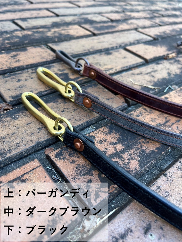 【選べるカラー3色】本革 トラッカーウォレット ウォレットロープ セット 全3色 ブライドルレザー≪高級 長財布 メンズ ギフト 手作り≫