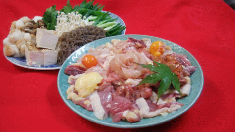 ＜丹波四季菜料理 宮本屋＞京都・亀岡の特上シャモ すき焼き セット 2～3人前 割下付き≪京料理 鶏すき≫ ※配送不可地域あり